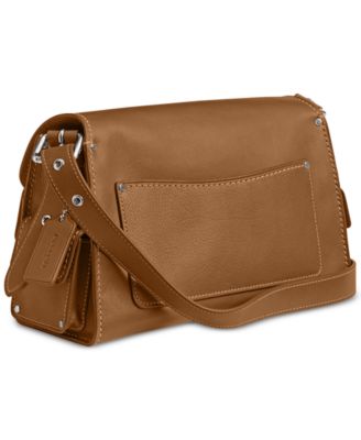 Cargo Turnlock Soft Tabby Leather Shoulder Bag