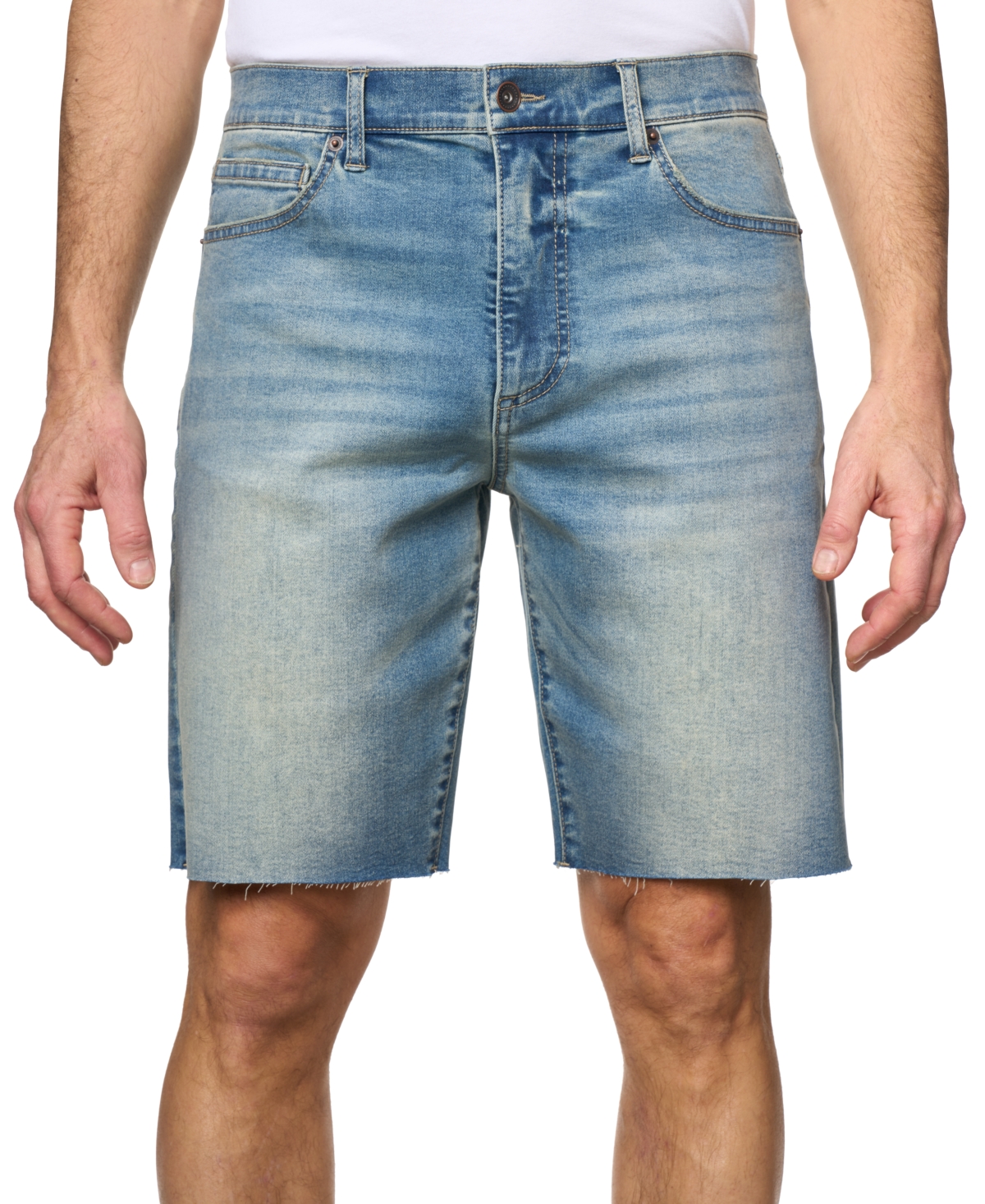 Men's Cooper Slim-Fit Stretch 9-1/2" Denim Shorts - Indigo