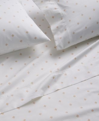 Foulard Dot Printed 550-Thread Count 4-Pc. Sheet Set, Queen, Exclusively at Macy's