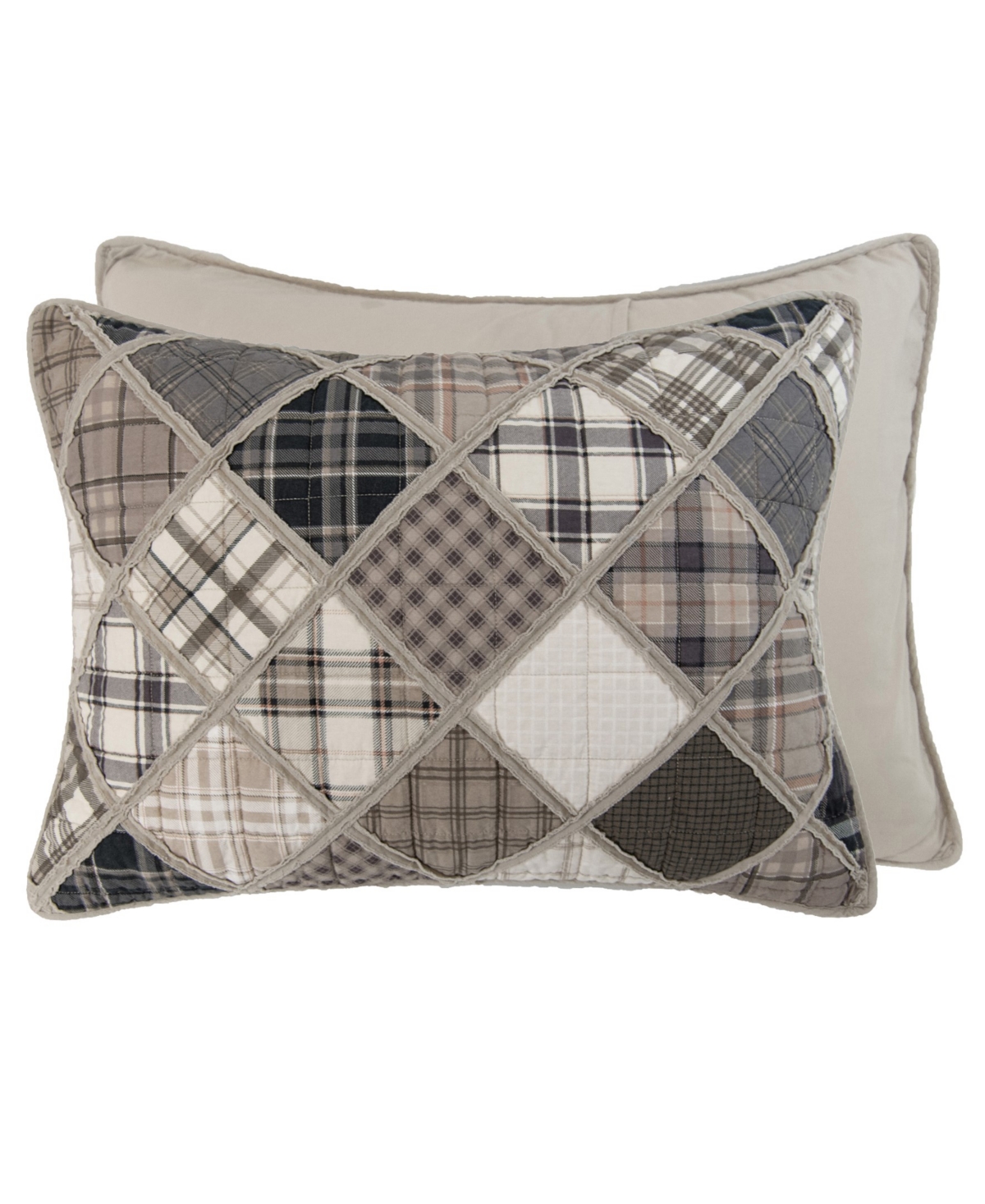 Donna Sharp Driftwood 3-pc. Cotton Pieced Heavyweight Quilt Set, Queen In Multi