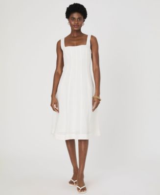French Connection Women's Birdie Square-Neck A-Line Dress