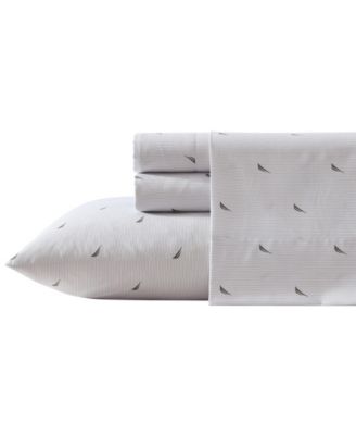 Printed Washed Microfiber 4-Pc. Sheet Set, Queen