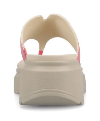 Women's Carah Thong Platform Wedge Sandals