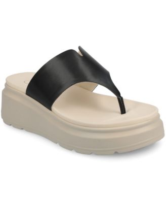 Women's Carah Thong Platform Wedge Sandals