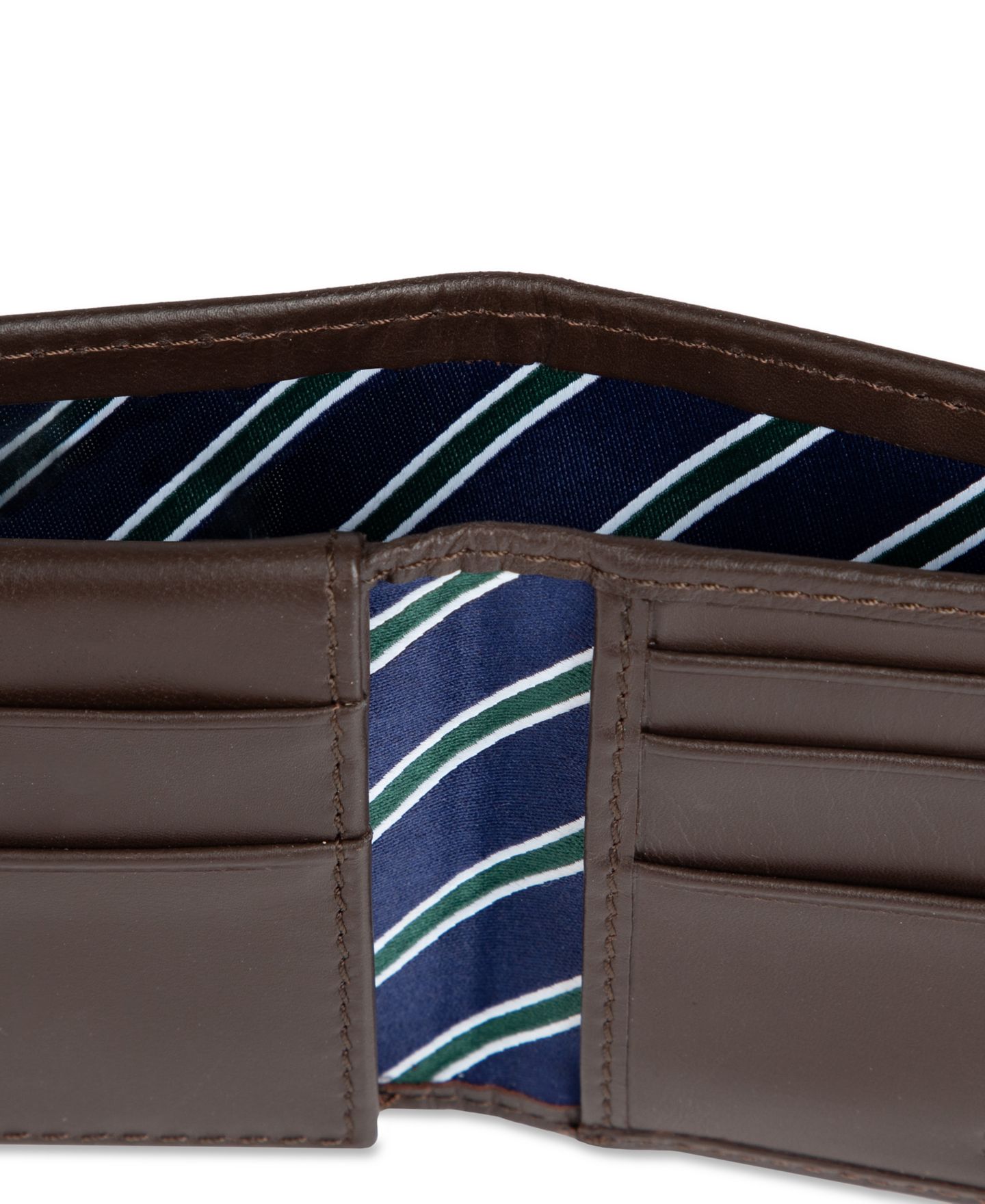 Мужской кошелёк Tommy Hilfiger Overlay Passcase Wallet, цвет: Коричневый — фото 4