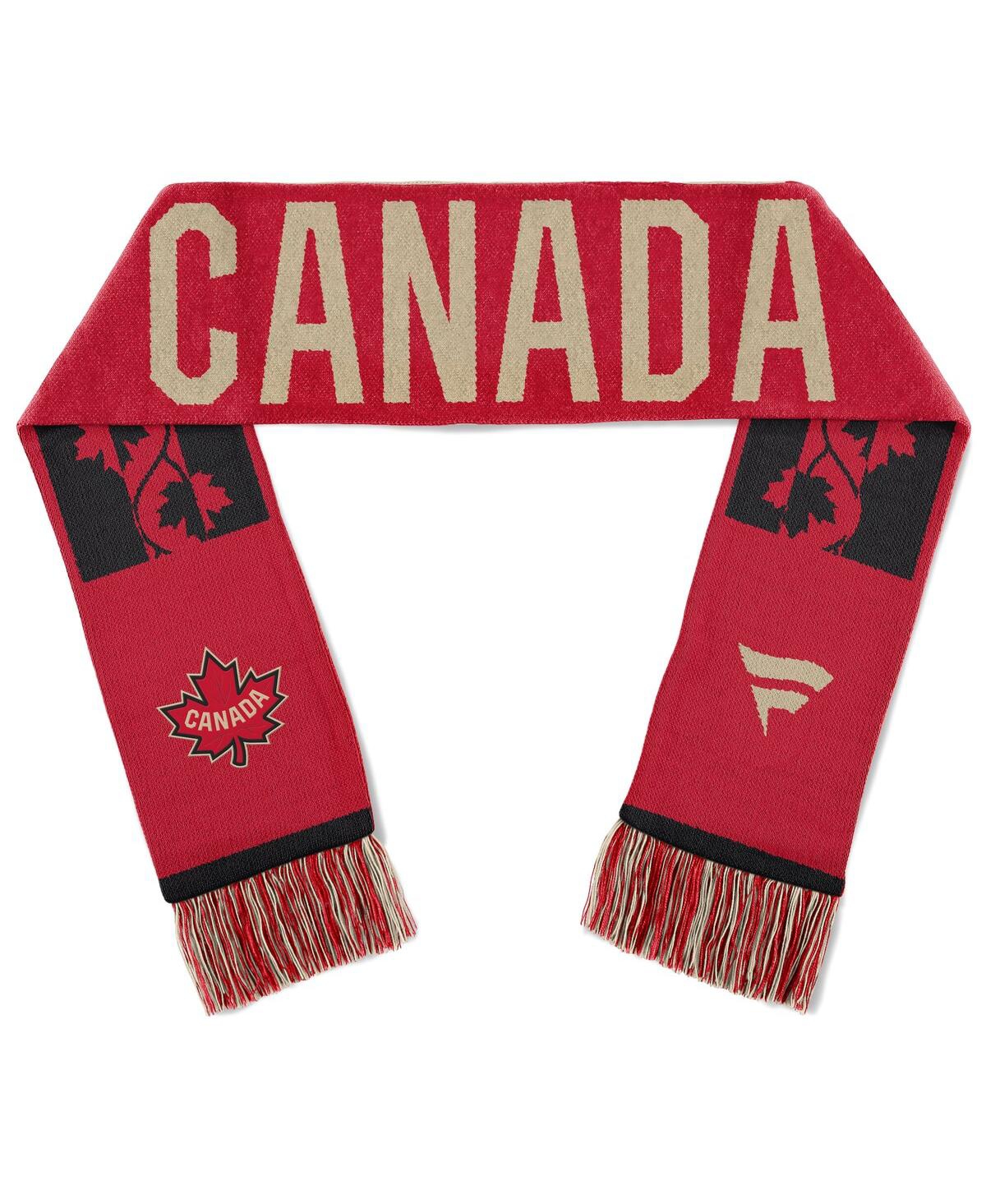 Fanatics Men's Canada 2025 4 Nations Face-off Team Scarf In Athletic Red