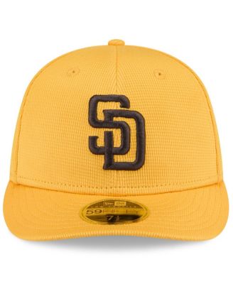 Men's Gold San Diego Padres 2025 Spring Training Low Profile 59FIFTY Fitted Hat