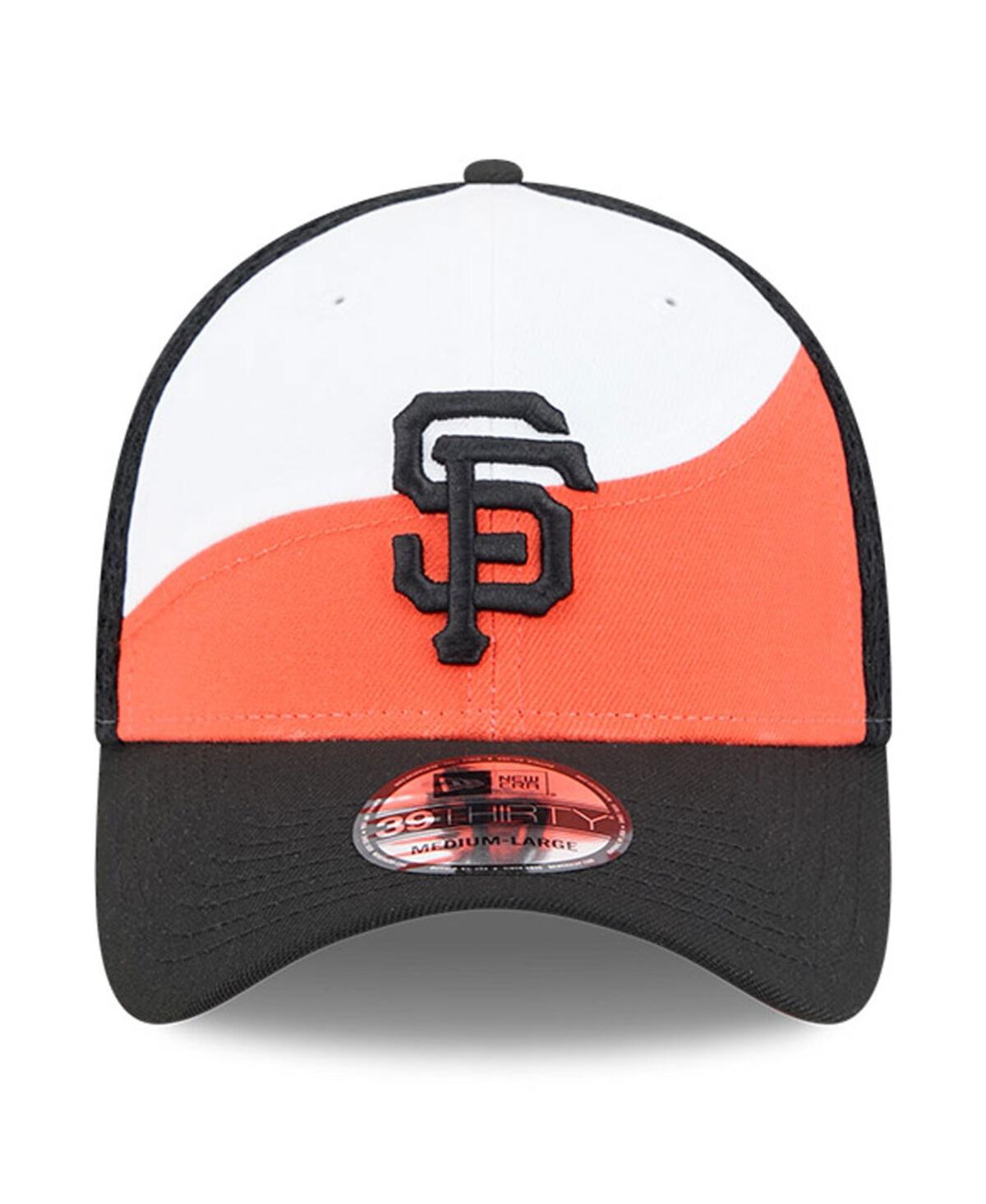New Era Men's Orange/black San Francisco Giants 2025 Spring Training 39thirty Flex Hat In Orange,black