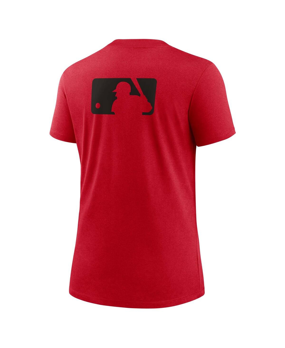 Nike Women's Red Cincinnati Reds Authentic Collection Early Work Tri-blend T-shirt In Red