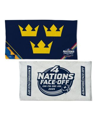 Sweden 2025 4 Nations Face-Off Locker Room 22'' x 42'' Double-Sided Towel