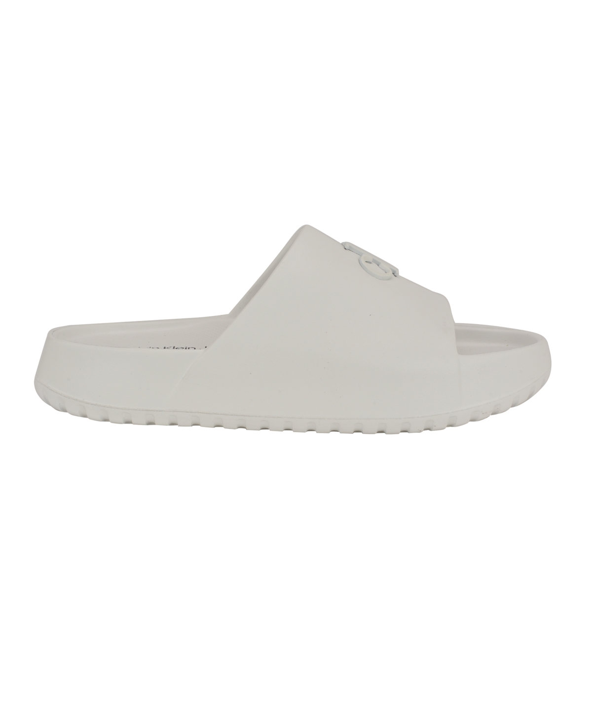 Calvin Klein Nanzey Slide Sandal In White