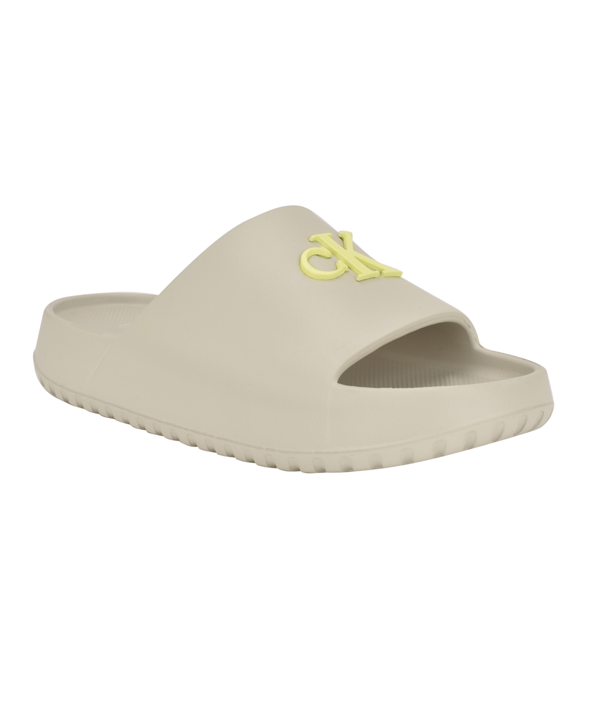 Calvin Klein Women's Nanzey Logo Pool Slide Sandals In Light