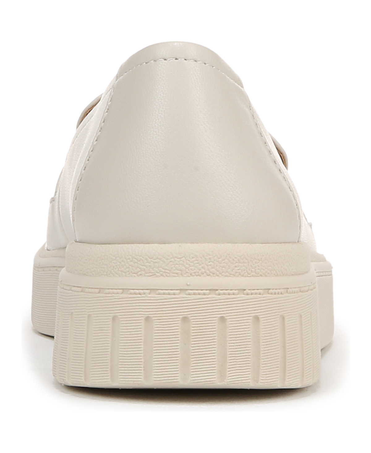 Shop Lifestride Women's Geneva-bit Closed Round Toe Platform Loafers In Bone Faux Leather