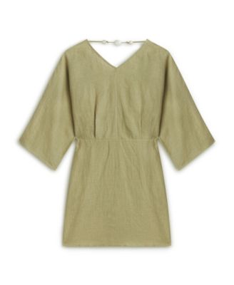 Women's Beaded Back Detailed Mini Dress