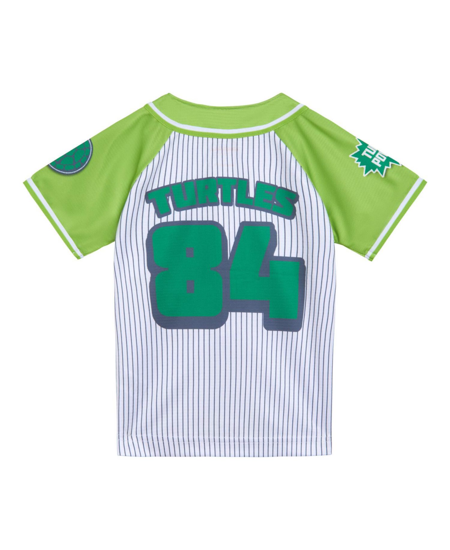 Little Boys Mesh Baseball Jersey Button Down Dress Shirt