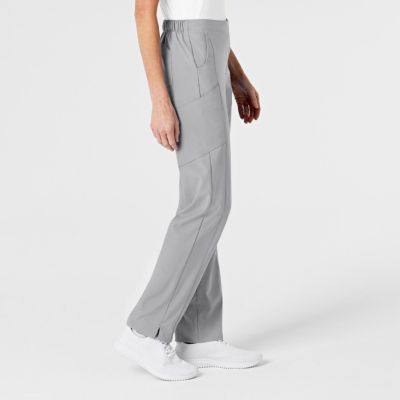 Petite W123 Flat Front Cargo Scrub Pant