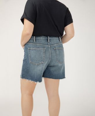 Plus Size Highly Desirable High Rise Shorts