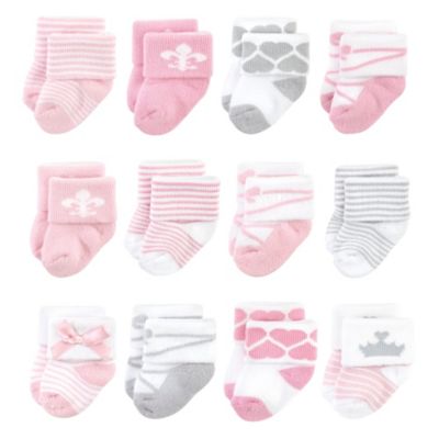 24Pk Terry Socks