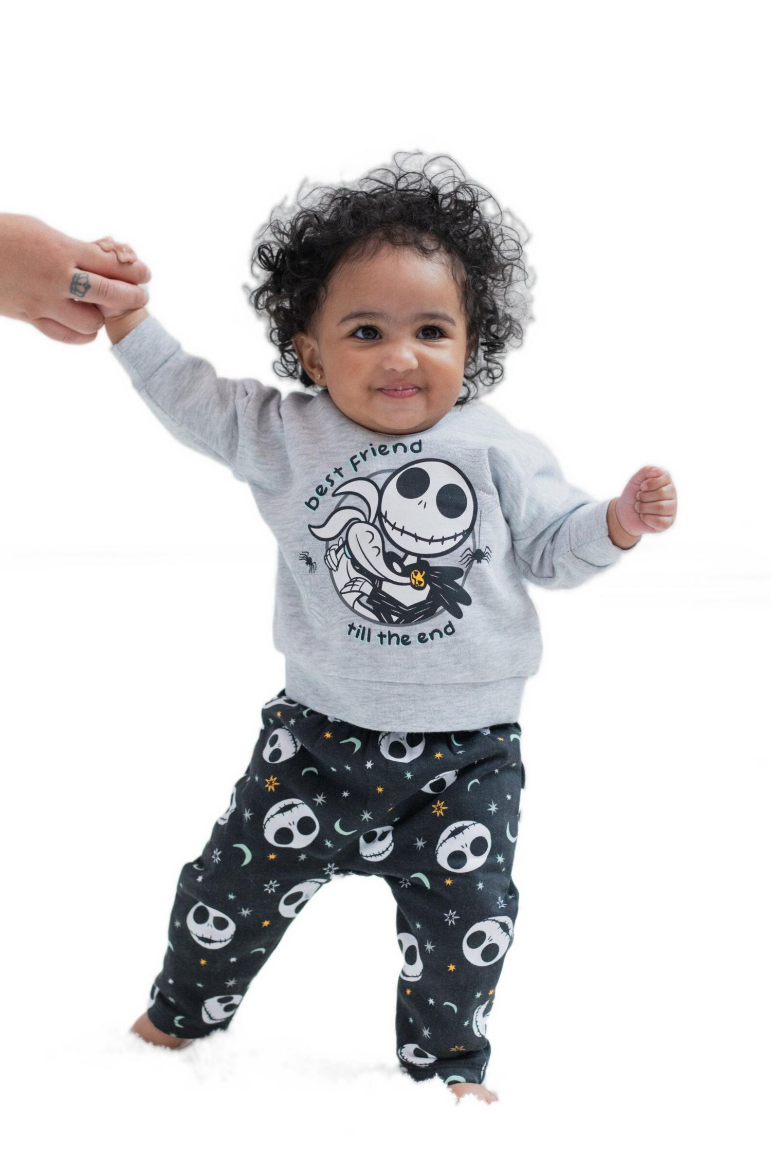 Baby Disney Boys'/ 0M-24M Fleece Pullover Hoodie Bodysuit and Pants 3 Piece Outfit Set