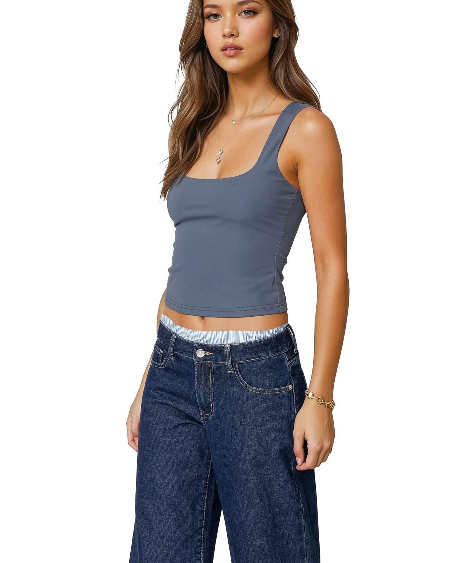Women's Essy Square Neck Top