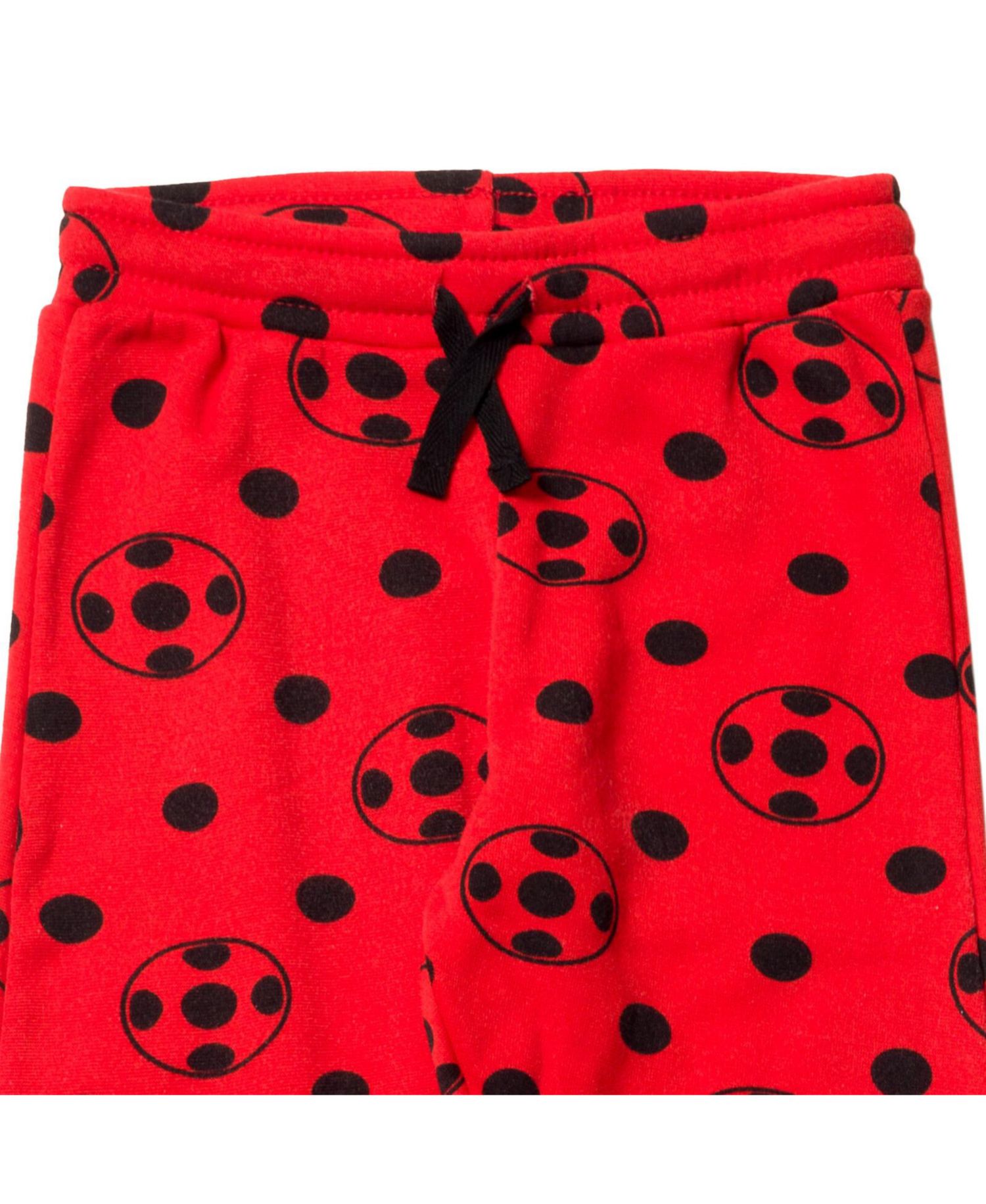 Little Girls Ladybug Fleece 2 Pack Leggings