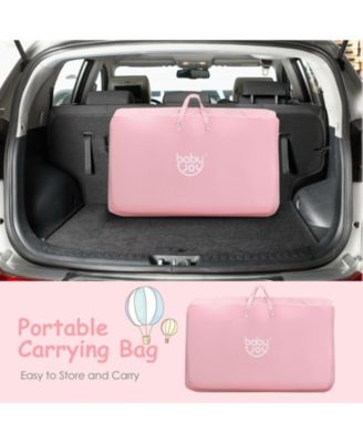 Kids Travel Portable Bed Side Sleeper Bassinet Crib with Carrying Bag