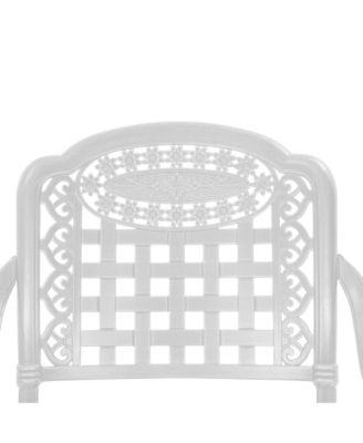 Patio Chairs set of 2 Cast Aluminum Patio Furniture Outdoor Patio Chairs Metal Patio Chairs Garden Chair for Indoor Outdoor Bistro Chairs for Balcony Porch Backyard Garden, Bronze