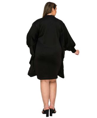Women's Plus Size Alivera Mock Neck Mini Dress