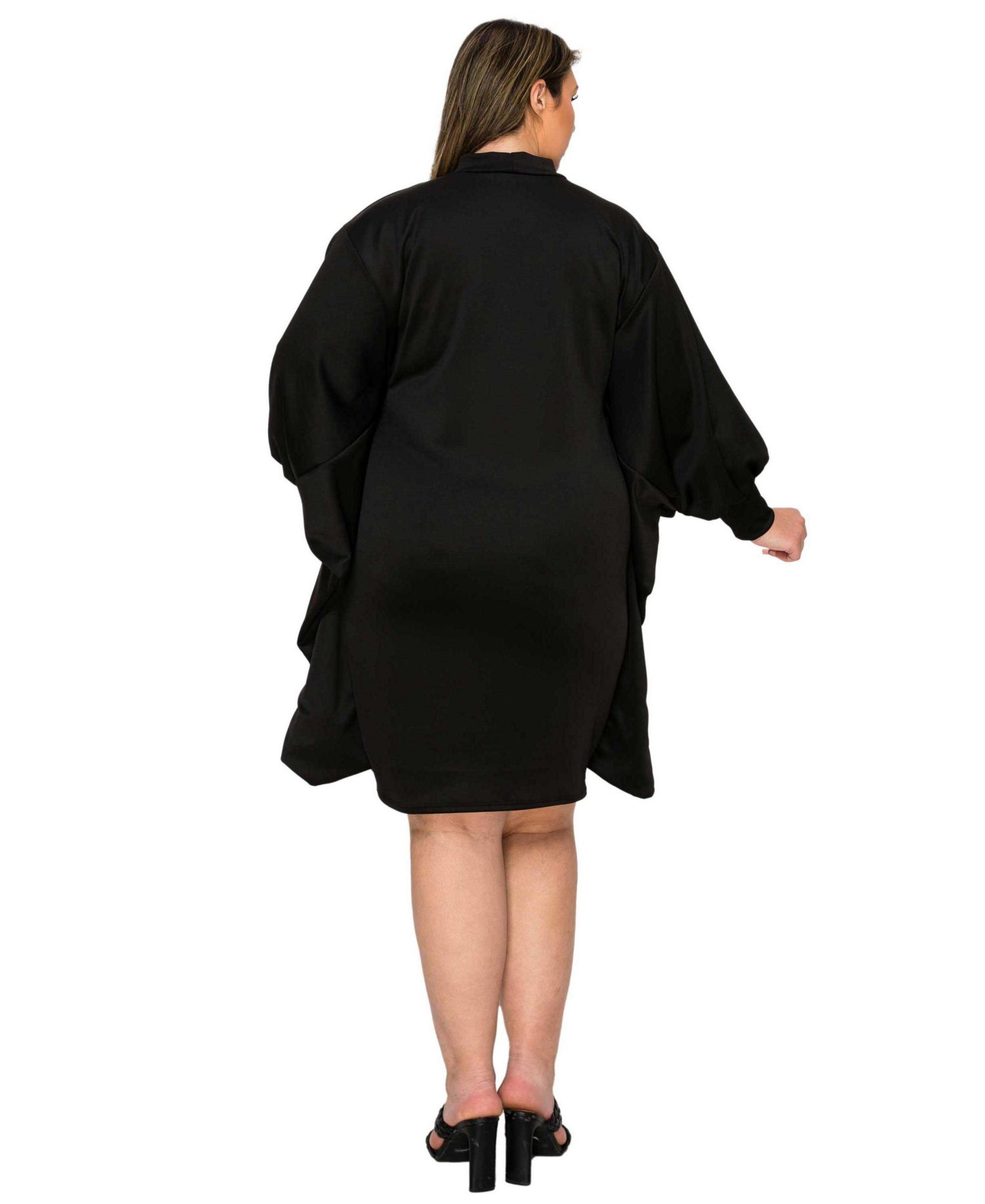 Women's Plus Size Alivera Mock Neck Mini Dress
