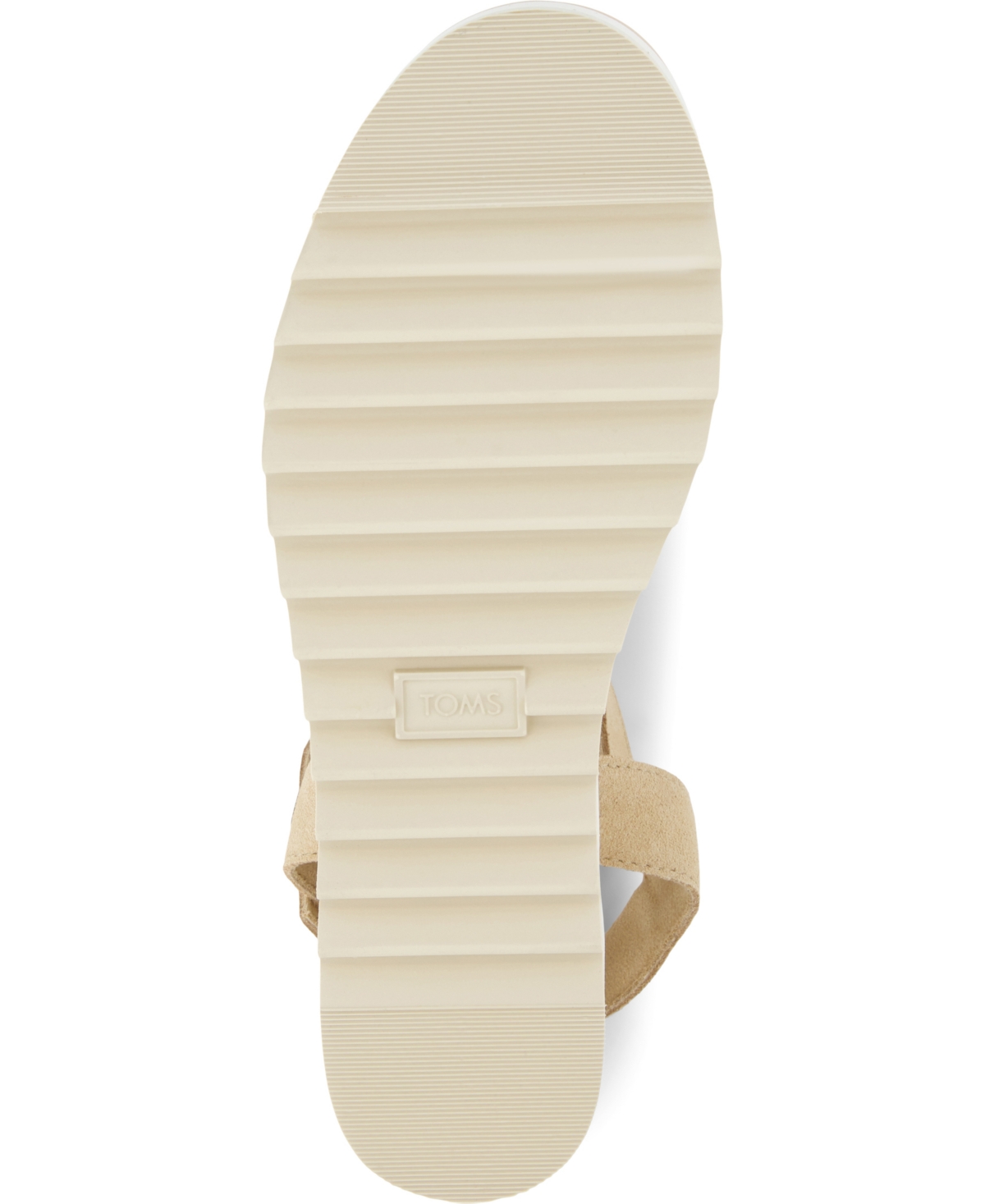 Shop Toms Women's Diana Platform Wedge Sandals In Champagne Metallic Leather Basket Weave