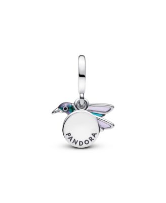 Sterling Silver Hummingbird Double Dangle Charm