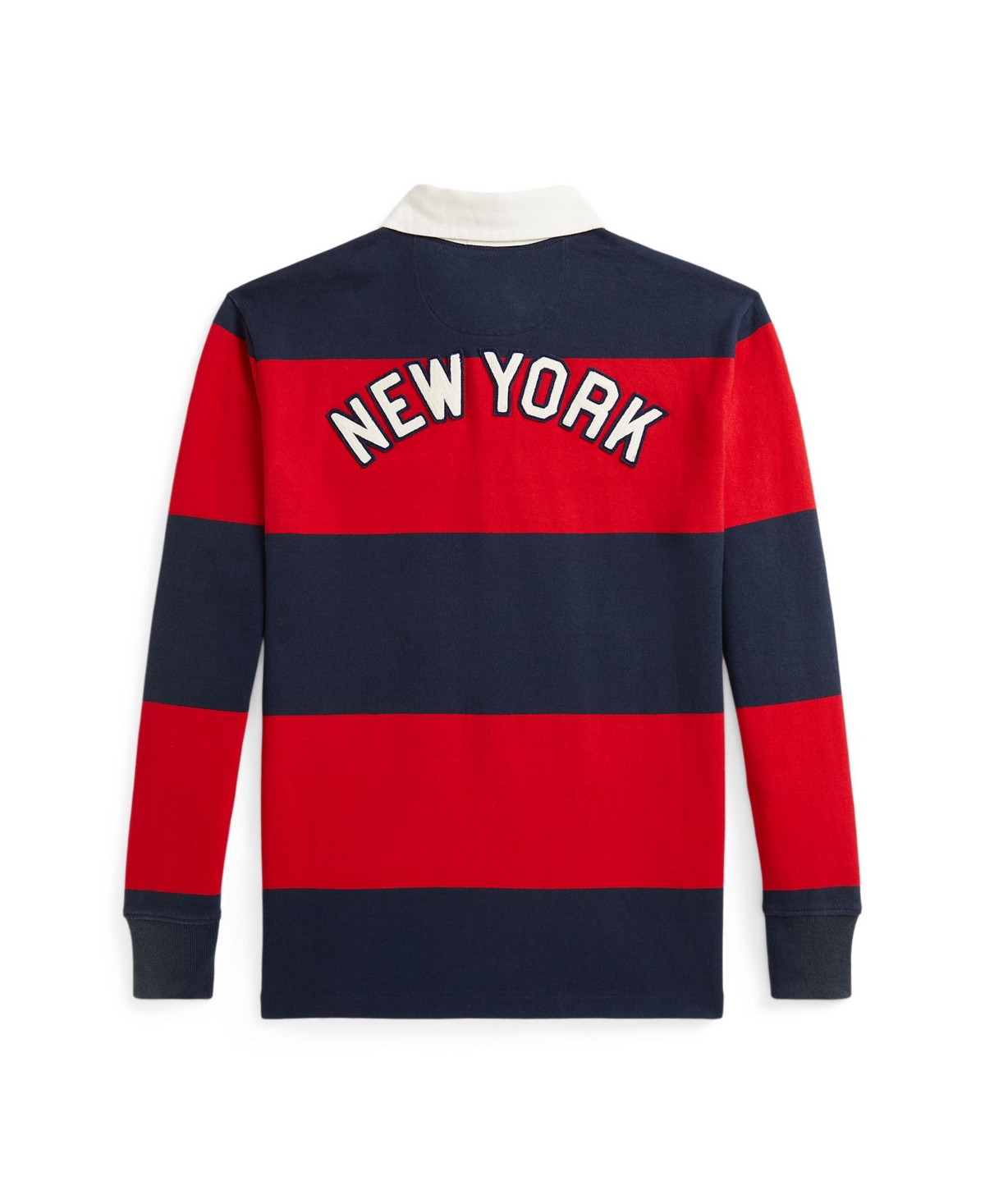 Polo Ralph Lauren Toddler And Little Boys Yankees Rugby Shirt In Aviator Navy,red