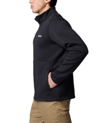 Men's Alto Pass Textured Knit Sweater Fleece Zip-Front Jacket