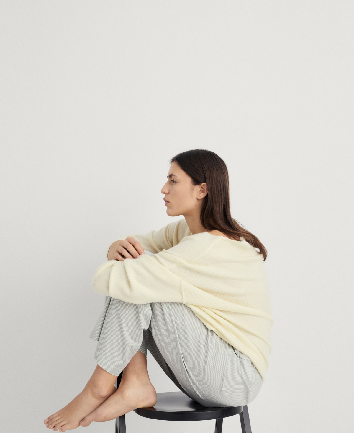 Mango Women's Oversize Knit Sweater In Vanilla