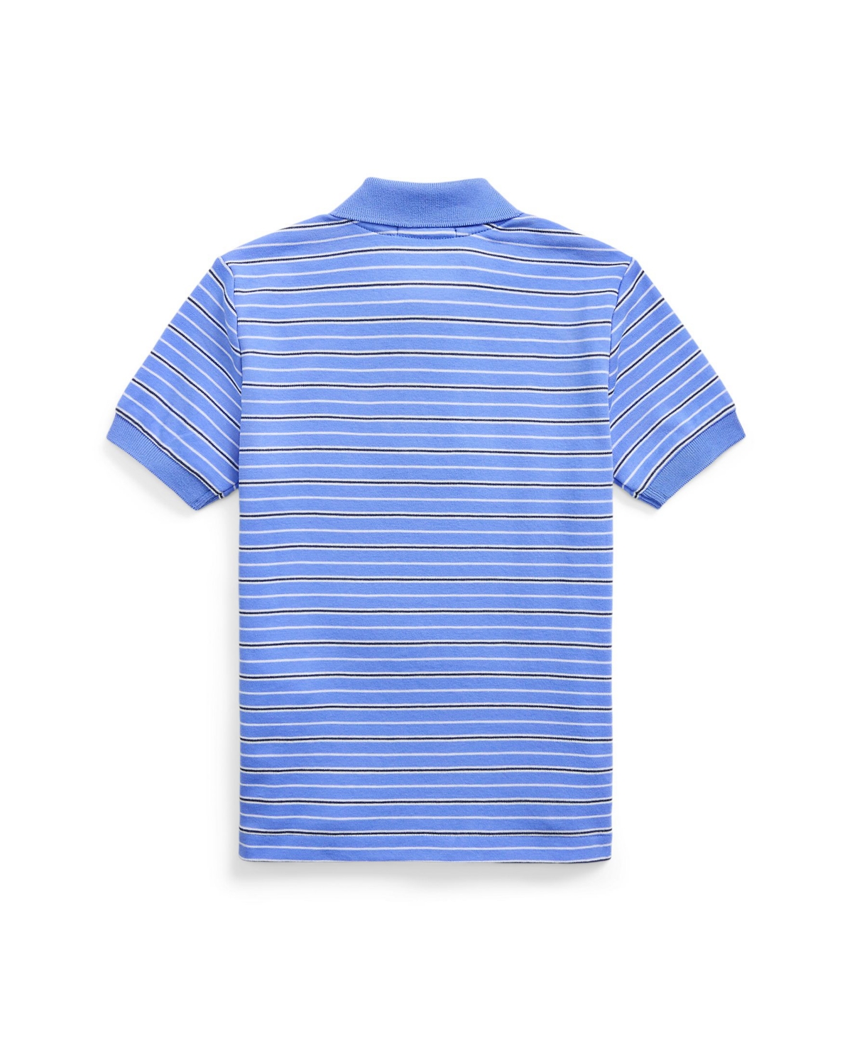 Polo Ralph Lauren Striped Soft Cotton Polo Shirt In Harbor Island Blue Multi