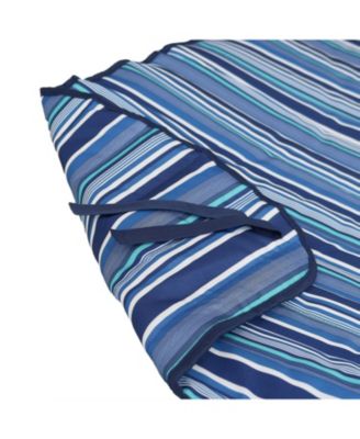 Outdoor Weather-Resistant Polyester Quilted Hammock Cushion Pad and Hammock Pillow with Ties