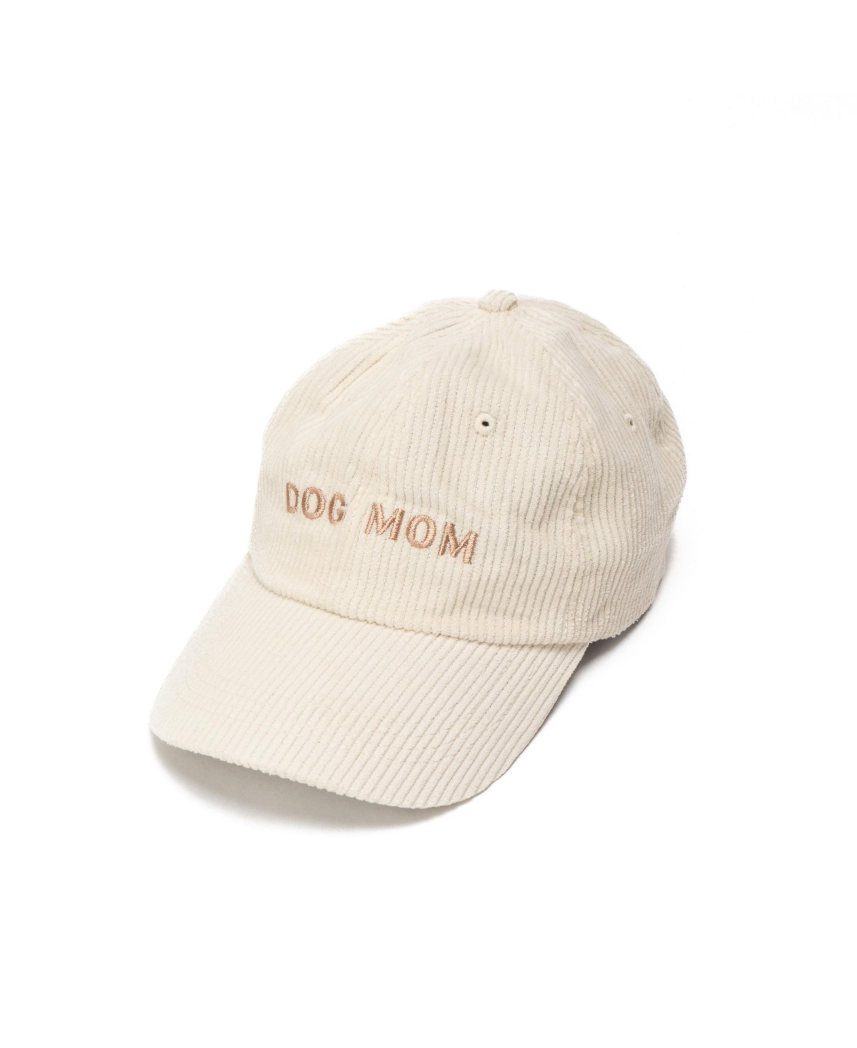 Corduroy Dog Mom Hat - Ivory