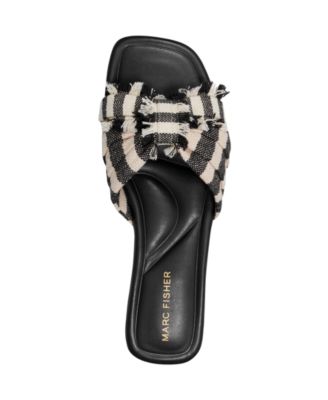 Women's Orbit Knotted Flat Slide Sandals