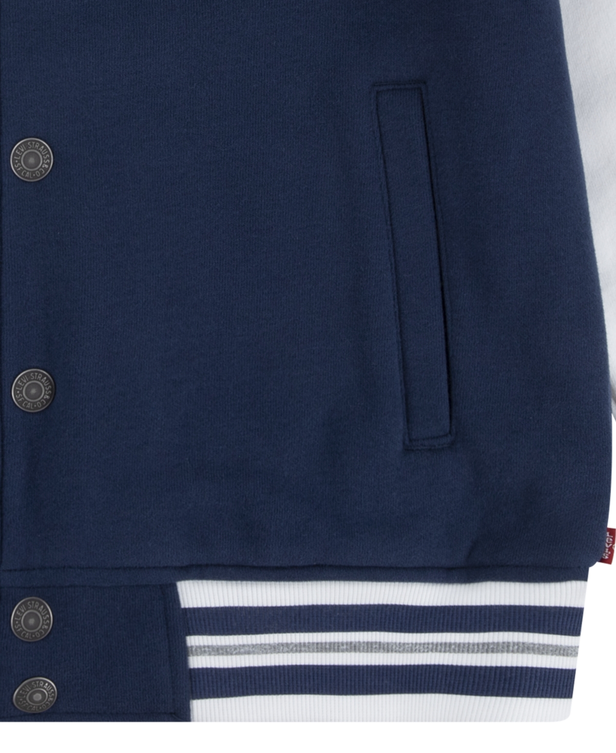 Shop Levi's Big Boys Varsity Bomber Jacket In Dress Blues