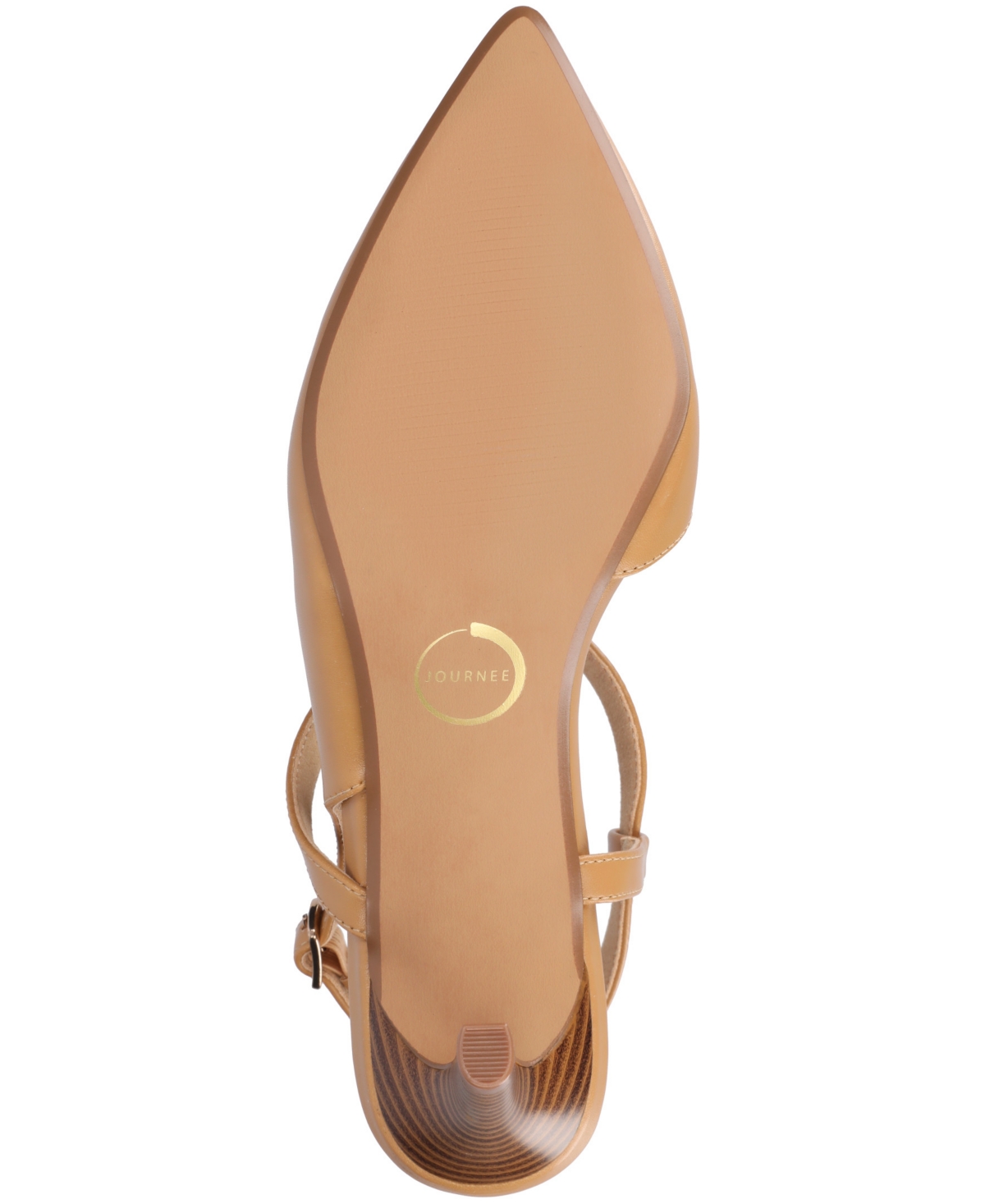 Journee Collection Women's Scipio Pointed Toe Pumps In Tan