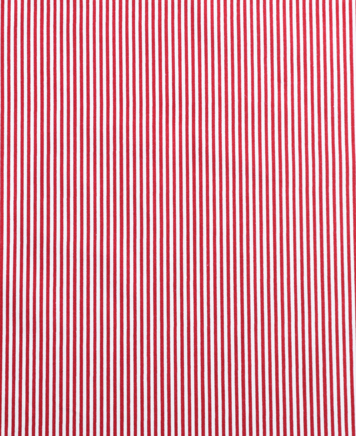 Nautica Cotton Percale 3-piece Sheet Set, Twin In Penny Pinstripe Red