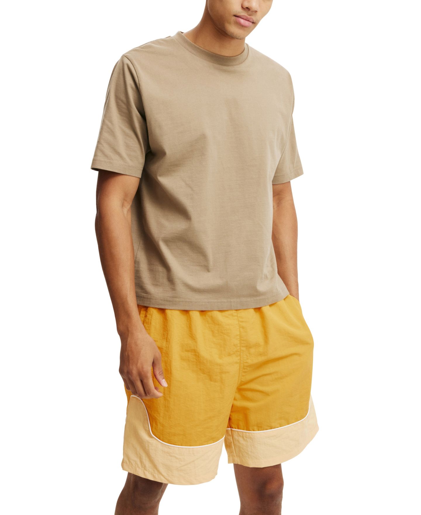 Мужские шорты Cotton On All Purpose Short, цвет: Жёлтый — фото 3