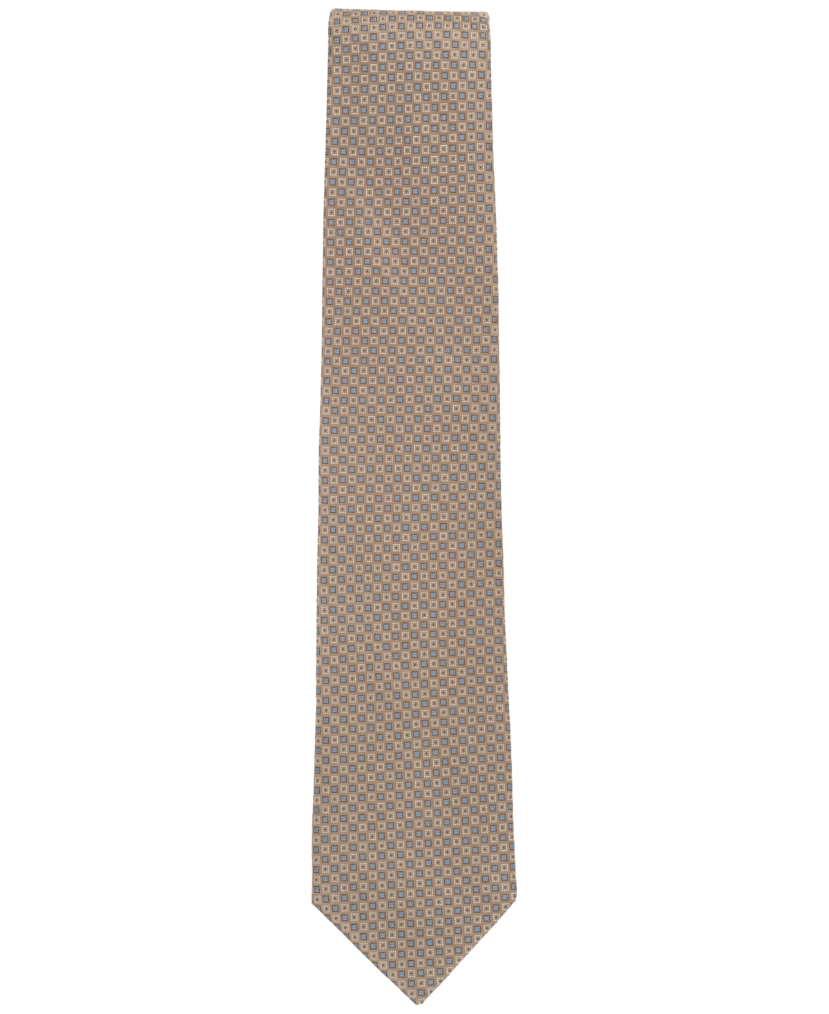Shop Michael Kors Men's Amerson Textured Tie In Taupe