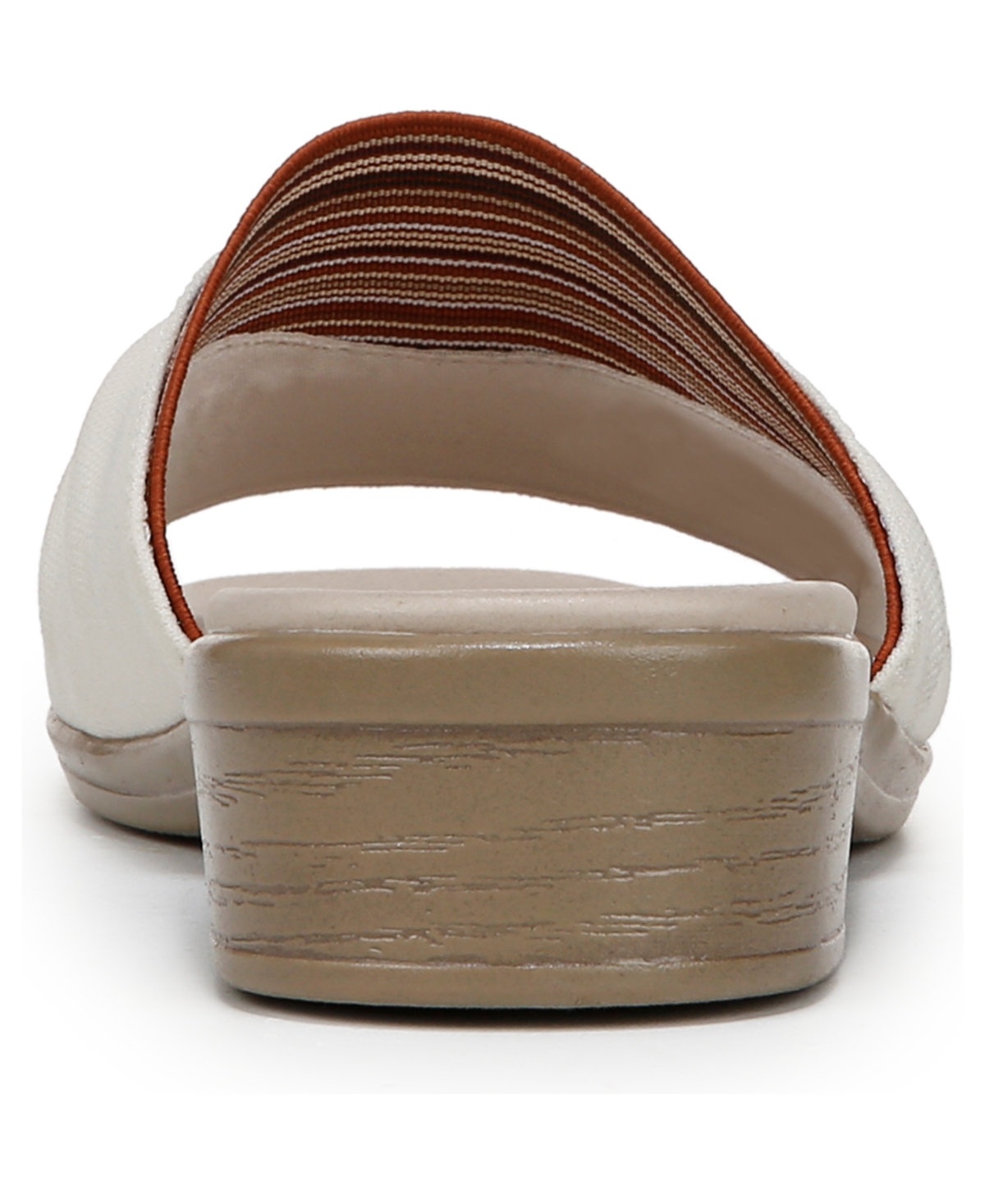 Bzees Paradise Slide Sandal In Eggnog Jersey Fabric