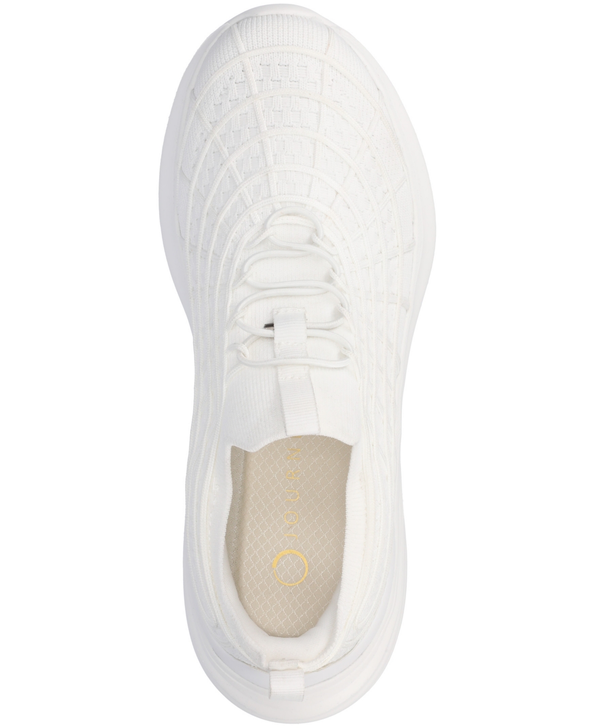 Shop Journee Collection Women's Dasha Slip On Sneakers In White
