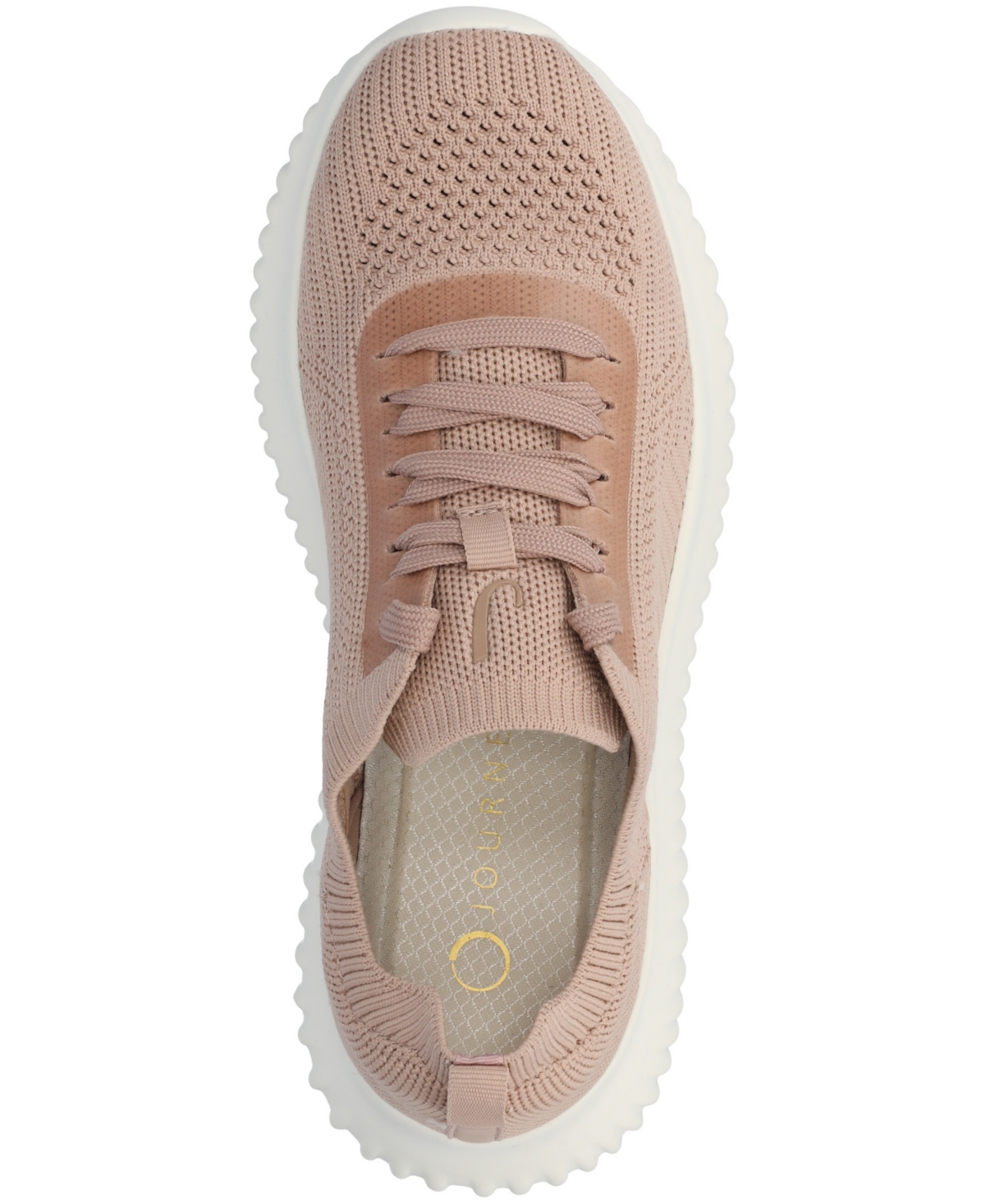 Journee Collection Women's Brena Lace Up Sneakers In Mauve