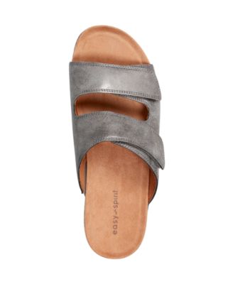 Bowen Double Band Low Wedge Sandals