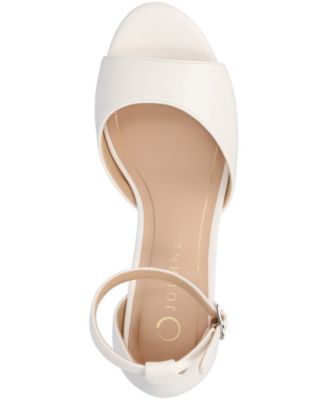 Women's Jezzie Peep Toe Kitten Heel Dress Sandals