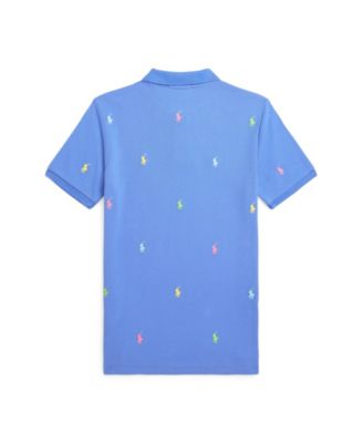 Big Boys Polo Pony Mesh Polo Shirt
