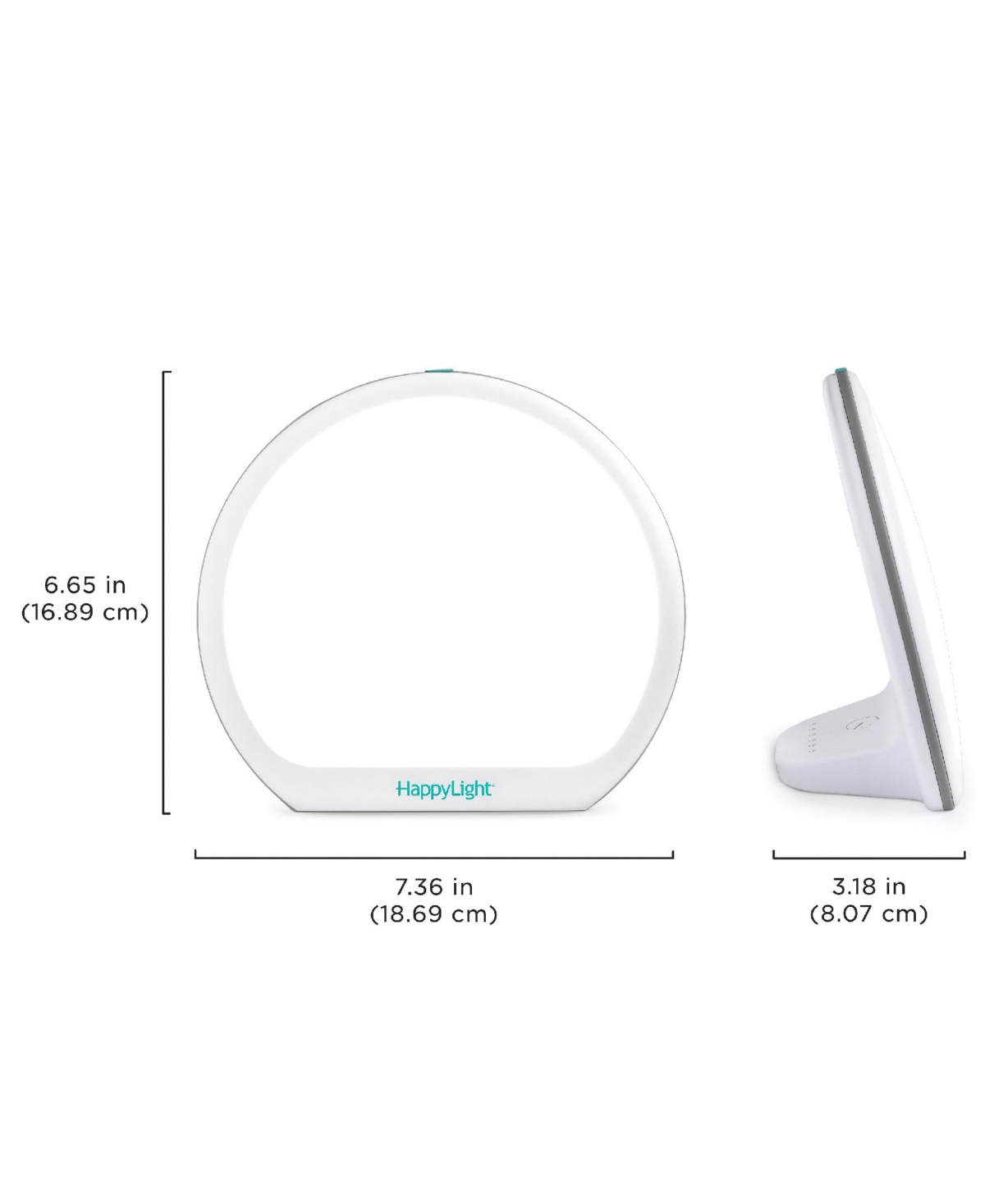 Verilux Happylight Alba Light Therapy Lamp In White